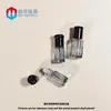 Botella Octagonal de Roll-on de 3 ml Decantador de Vidrio para Perfume de 6 ml Roll-on Aceite para Labios Decantador de Viaje Botella de Aceite Esencial