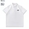 Camisa Polo Estilosa Estilo Chinês Manga Curta Masculina Verão Business High-End Gola Lapela Camiseta Elegante Estampada Manga Meia Mão para Jovens