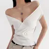Elegante Chaleco de Punto sin Mangas con Cuello en V Cruzado para Mujer, Verano Puro Deseo Chica Caliente Top de Nicho Único de Gama Alta, Estilo Ins