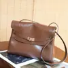Bolso Kelly de Alta Gama, Nueva Moda Transfronteriza, Bolso de Mano de Cuero Sencillo, Bolso de Hombro Retro para el Trabajo, Bolso de Mujer