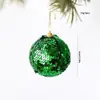 Bolas de Espuma con Lentejuelas de 8 cm, Bolas Navideñas de Colores, Decoraciones Navideñas, Adornos de Bolas con Lentejuelas, Artículos Más Vendidos en Comercio Electrónico Transfronterizo