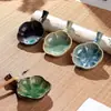 Ruyi placa de tinta cerâmica porta-pincel descanso para caneta pratinho para lamber água borboleta de tinta tesouros de estudo para caligrafia reservatório de tinta cartucho de tinta