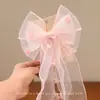 Nuevo velo de princesa para niños, diadema de lazo para niñas, pasador para bebé, pinza para el pelo de corona, accesorio para el pelo de niña pequeña