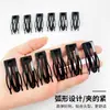 Peine Negro Mate Clip Bb Pinza para el Cabello Simple Versátil Pinza Lateral Pinza para Flequillo Calidad Accesorio para el Cabello Pinza para el Cabello