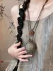 Collar Tejido de Flores Estilo Étnico Bohemio Diseño de Nicho Cadena para Clavícula Joyería de Cuello Simple de Moda para Mujeres