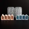 4 incluso casa pequeña molde amor casa pequeña colgante atmósfera casa europea decoración iluminación casa molde de silicona