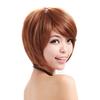 Peruca de cabelo curto atacado de fábrica estilo de cabelo curto para meninas europeias e americanas verão refrescante reparo facial peruca europeia e americana