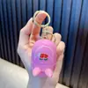 Coche de Juguete de Animal Pequeño de Resorte Llavero Modelo de Coche Colgante para Bolso Llavero de Estudiante Máquina de Garra Regalo Pequeño