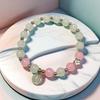 Pulsera de Ojo de Gato Mariposa Blanca/Azul/Morada/Verde/Rosa para Mujer Moda Elegante Más Fácil de Combinar Pulsera de Temperamento Transmisión en Vivo Nuevo Estilo Caliente
