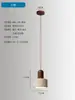 Lustre Estilo Japonês Estilo Creme Pedra de Caverna Amarela Nórdico Criativo Luminária para Sala de Jantar Lustre para Balcão de Bar Luminárias Pendentes Domésticas para Quarto ao Lado da Cama