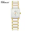Chenxi Chenxi Square Reloj de Pareja para Mujer y Hombre Venta al por Mayor Cerámica Moda Transfronteriza Reloj de Cuarzo Cx-104A
