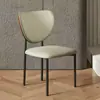 Silla de Comedor Estilo Italiano Vintage para Uso en Casa, Silla Eames de Lujo Ligero con Respaldo, Madera Maciza, Adecuada para el Hogar o la Oficina, Retro, No Requiere Ensamblaje