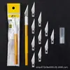 Cuchillo de Tallar de Venta Caliente Transfronterizo Juego de Cuchillos para Cortar Papel Modelo de Sello de Goma para Tallado de Papel Estudiante Cuchillo Manual para Cortar Papel Venta al por Mayor