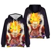 Nueva Sudadera con Capucha Casual de Moda de Amazon Luffy Forma Nika Impresión Digital 3D Venta Directa