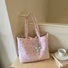 Bolso de Hombro Único Estilo Coreano Estilo Perezoso Estrella para Mujer Estudiante Clase Viaje Diario Bolso Tote Casual Gran Capacidad Bolso Debajo del Brazo