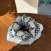 Novo Scrunchie de Tecido Fresco com Estampa Xadrez, Similar a Chiffon, para Primavera e Verão, Estilo College, Scrunchie Doce Plissado Feito à Mão