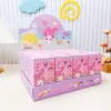 Llavero de Campanilla de Niña Creativo de Dibujos Animados Colgante de Bolso Cadena de Llaves Serie Sanrio Mochila Colgante Pequeño