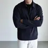 Chaqueta Estilo Old Money para Hombre, Cremallera Lisa Japonesa, Nuevo Abrigo Cortavientos Casual para Hombre Primavera y Otoño 2026, Top de Moda
