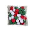 Frete Grátis Bola de Pelúcia de Natal 1cm Bola de Pelo de Polipropileno DIY E-commerce Transfronteiriço Bola de Pelo em Estoque Bola de Pelo Altamente Elástica Atacado