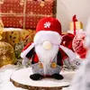 Decoração de Natal para Amazon transfronteiriça suprimentos chapéu Lei Feng boneco anão boneco sem rosto de Natal enfeites