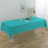 Amazon Transfronterizo En Stock Desechable Plástico Puntos Mantel Fiesta Cumpleaños Atmósfera Decoración Mantel