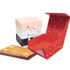 Caja plegable de una pieza con tapa abatible, Caja de embalaje personalizada para lotes pequeños, Caja de regalo plegable de lujo accesible de alta gama al por mayor, Personalizada