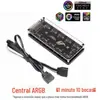 Gabinete de Computador Argb Sincronização de Luz Divina Tubo de Neon Refrigerado a Água Host Decorativo DIY Tubo Refrigerado a Água Luminoso Carcaça de Colete