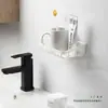 Caixa de Armazenamento para Toalhas de Rosto, Cesto de Reciclagem para Papel Toalha Usado, Balde de Armazenamento Montado na Parede, Suporte de Armazenamento, Cesto de Armazenamento Secundário, Dreno
