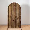 Funda de arco impresa para fiestas de cumpleaños, tela de fondo semicircular elástica transfronteriza, decoración de bodas, funda de tela para arco circular
