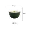Diseño de Bambú Pintado a Mano en Verde Oscuro, Taza Maestra, Taza Moderna para Cata de Té, Juego de Té Kung Fu, Taza de Té de Cerámica Hecha a Mano, Pieza Única