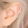 Argola de Nariz Transparente Acrílica Transfronteiriça Vários Tamanhos Joias de Piercing Brincos Pequenos Piercing Corporal
