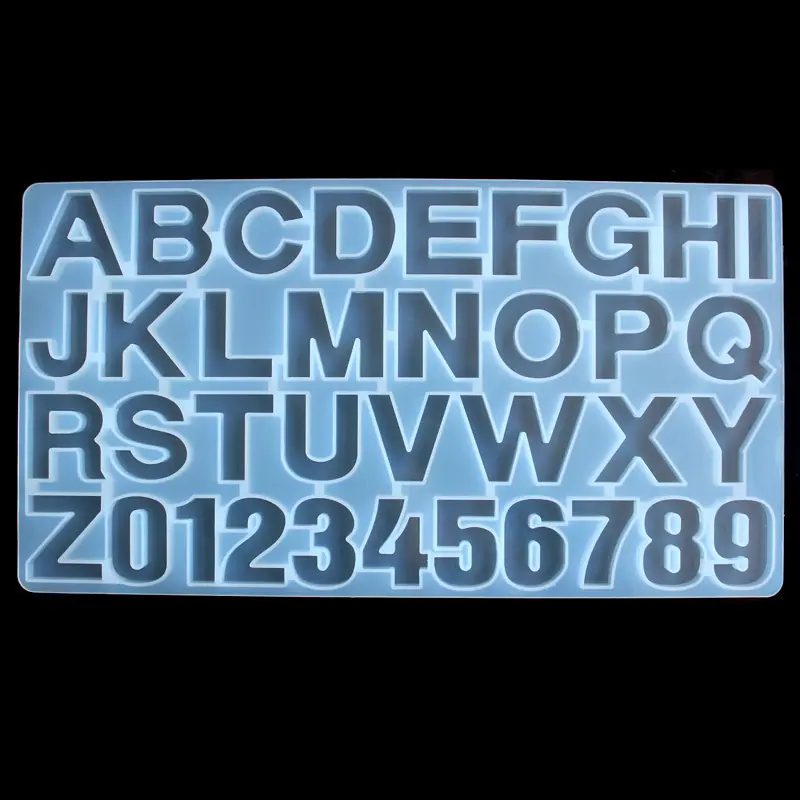 字母数字组合滴胶模具2