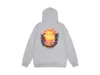 Comercio Exterior Dropshipping Marca Europea y Americana Nueva Tendencia Estampado de Letras Sudadera Unisex con Capucha Abierta