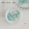 Pedras strass para nail art zircônia azul lago K9 brilhante formato marquise barra longa formato gota fundo plano formato irregular conjunto misto acessórios para nail art