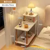 Mesa de cabeceira moderna minimalista para quarto de casa prateleira de armazenamento de cabeceira para casa de aluguel mesa lateral pequena simples mesa de centro