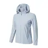 Cardigan Deportivo Casual de Verano para Mujer 2025 Nuevo de Seda de Hielo Impermeable Delgado Transpirable a Prueba de Rayos UV para Exterior con Capucha