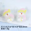 Caixa de Presente Boneco de Neve Série de Natal Sino Árvore de Natal Cola Creme Presilhas de Cabelo Corda de Cabelo Acessórios de Resina DIY