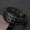Pulseira Simples de Couro Bovino Transfronteiriça Fina Moda Pulseira de Casal para Homens e Mulheres Pulseira com Espaço Versátil Pulseira Vintage Personalizada