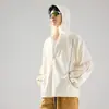 Nueva ropa de protección solar de tacto frío, chaqueta suelta de estilo de montaña para exteriores de seda helada para mujer, chaqueta fina de protección UV de verano para hombre