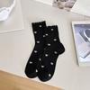 Calcetines de Verano de Malla para Mujer Absorbentes del Sudor Transpirables Calcetines Finos de Fibra de Bambú con Oreja de Madera y Lazo en el Tubo para Mujer Venta al por Mayor