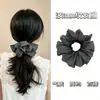Goma para el pelo de rayas onduladas, estilo coreano de verano, scrunchie de alta gama para coletas, moños y accesorios florales para el cabello