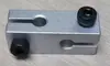 Suporte Cruzado Eixo Linear Braçadeira Fixa Duas Furações Cruzamento Bloco Cruzado Junta Cruzada Mesmo Diâmetro Diâmetro Diferente Bloco de Suporte Conector de Tubo
