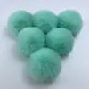 Pelota de imitación de pelo de conejo directa de fábrica para cortinas, cojines, peluches para mascotas, accesorios de bricolaje hechos a mano, decoración de zapatos y sombreros, y materiales para accesorios