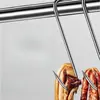 Gancho puntiagudo multifuncional para manteca gancho para carne gancho para colgar para secar carne salada cerdo asado pato pescado seco gancho de hierro gancho para colgar cocina
