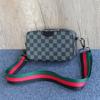 2024 Nueva Bolsa para Teléfono Móvil a Cuadros Bolsa Coreana para Hombre Bolso de Hombro Casual a la Moda Mochila Casual con Estilo