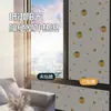Adhesivo de ventana de panda lindo autoadhesivo, pegatina electrostática para vidrio totalmente opaca, estilo animal curativo, pegatina de privacidad no transparente para balcón
