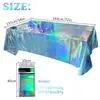 Mantel de Mesa Láser Liso para Mascotas Modelo Nuevo Transfronterizo Mantel Desechable para Decoración de Fiesta Impermeable y a Prueba de Aceite