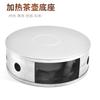 Calentador de Té Japonés de Acero Inoxidable Redondo Calentador de Té Base para Velas Calentador Calentador de Té Soporte para Té