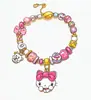 Transfronterizo Caliente Dibujo Animado Japonés Sanrio HalloKitty Pulsera Panjia DIY Dijes de Cuentas preventa Joyería