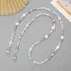 Joyería Zhuzui Nueva Cadena Cruzada de Perlas ABS Hecha a Mano con Cuentas Cadena para Teléfono Móvil Correa para Teléfono Móvil Cadena de Bolso de Hombro